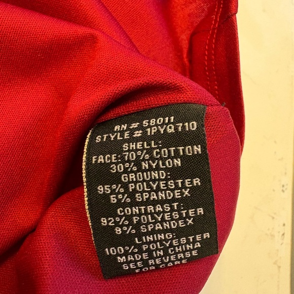 Jax Black & Red printed bodycon Dress w Cap Sleeves women's size XS - Picture 9 of 10